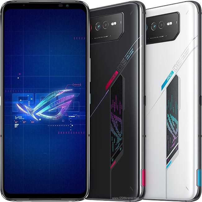 2 Custodie Per Asus ROG Phone 6 Pro – Silicone Morbido TPU Ultra Sottile Antigraffio, Nero Con Motivo