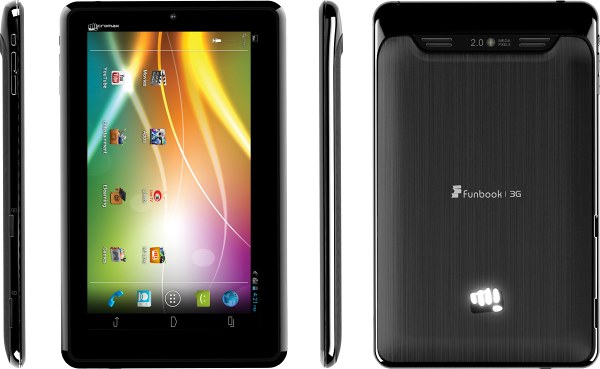 Micromax Funbook 3G P600 pictures, official photos