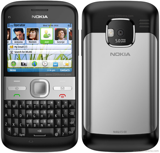 Nokia E5 pictures, official photos