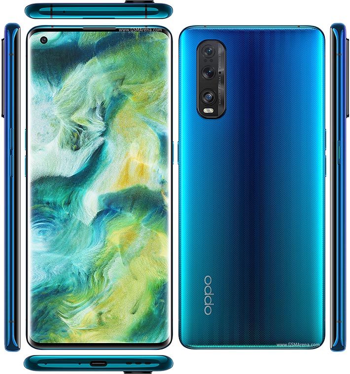 Cover Per OPPO Find X2 Neo, Custodia Antiurto In TPU Con Effetto Gradiente, Rosa/verde, Supporto Ricarica Wireless, Bordi Rialzati