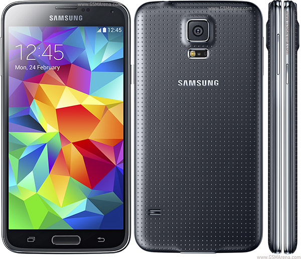 Samsung S5 frontale dorato