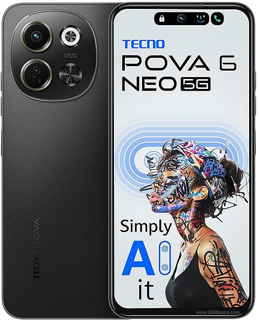 Tecno Pova 6 Neo 5G Front View